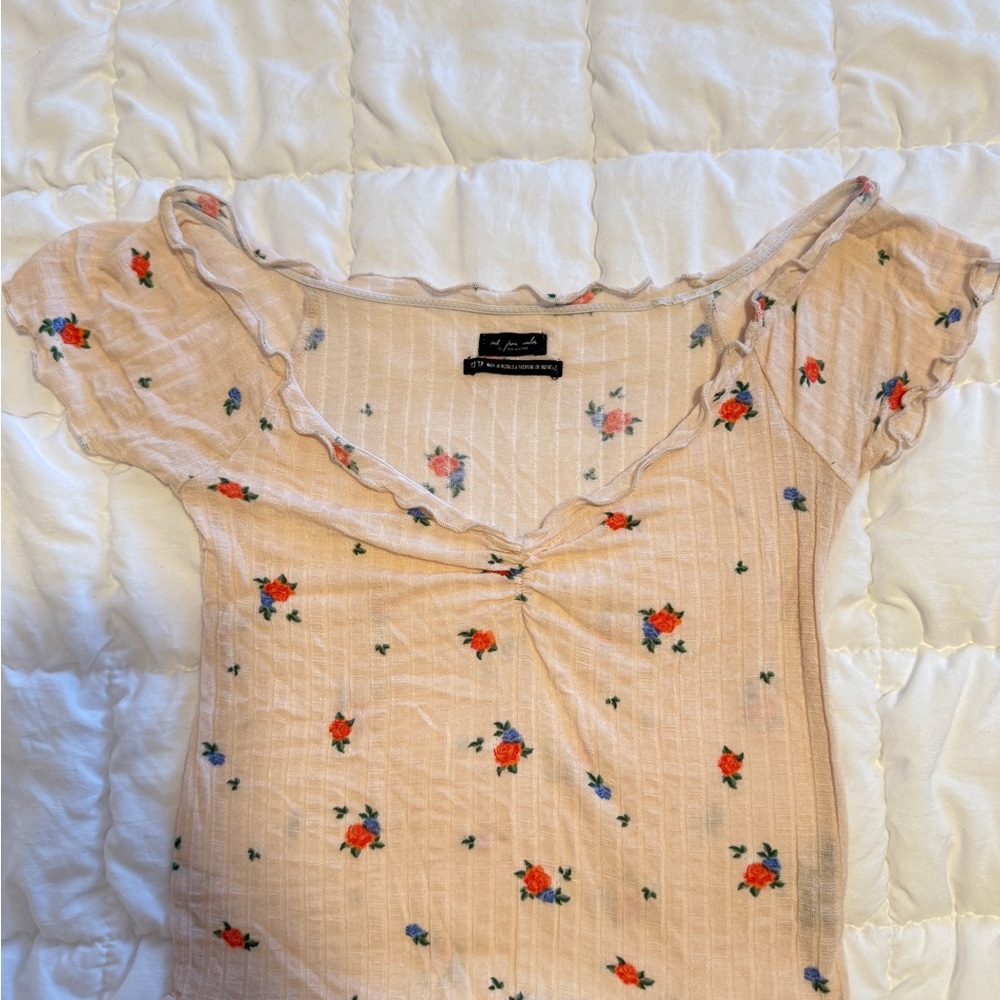 Urban Floral Print Top